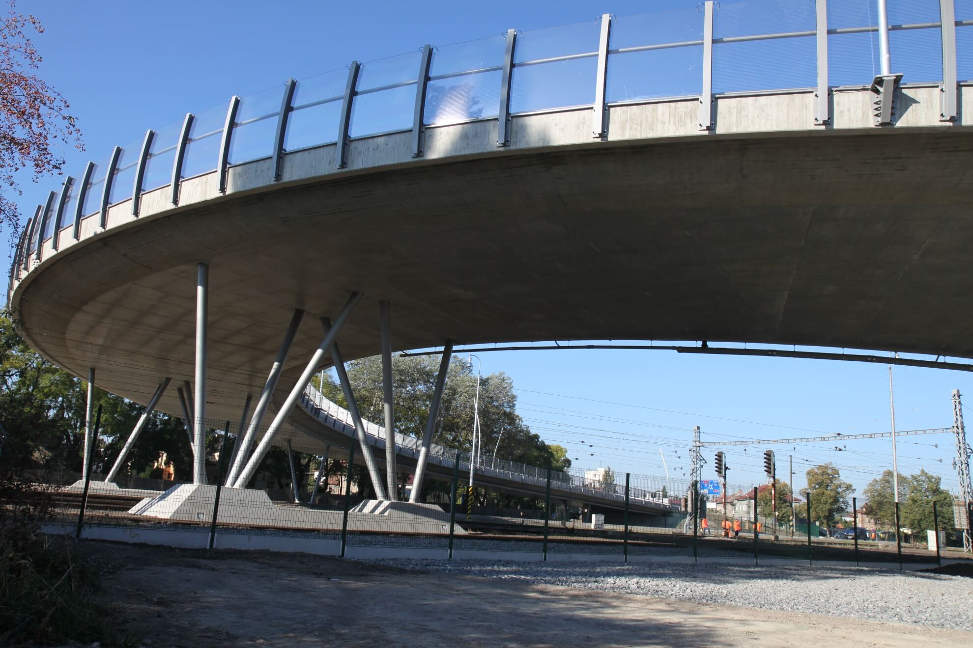 Most přes ČD - poděbrady